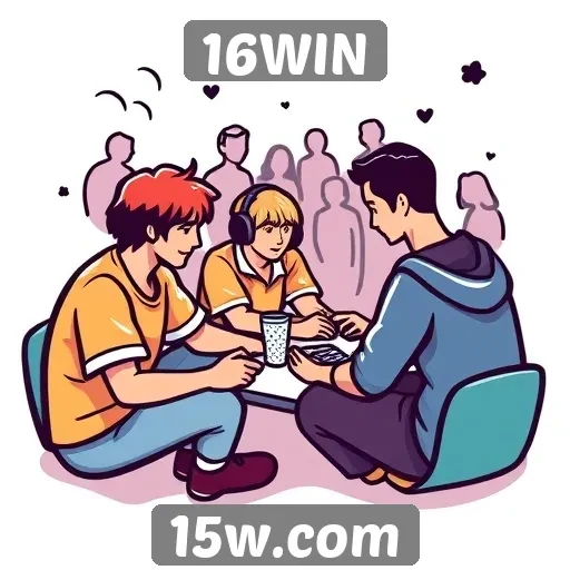 Recursos de interação social em jogos no 16WIN